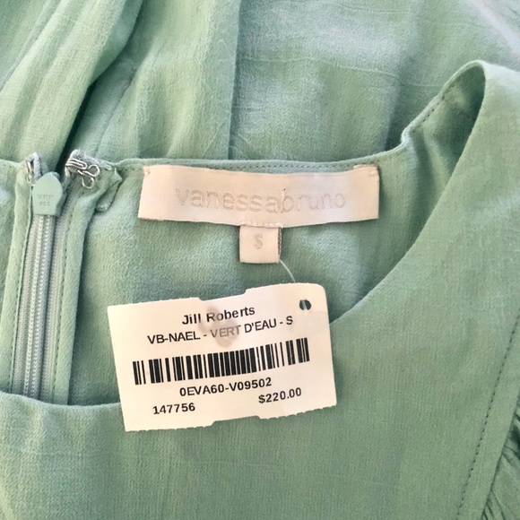 Vanessa Bruno Green Water Nael Blouse - Picture 3 of 6